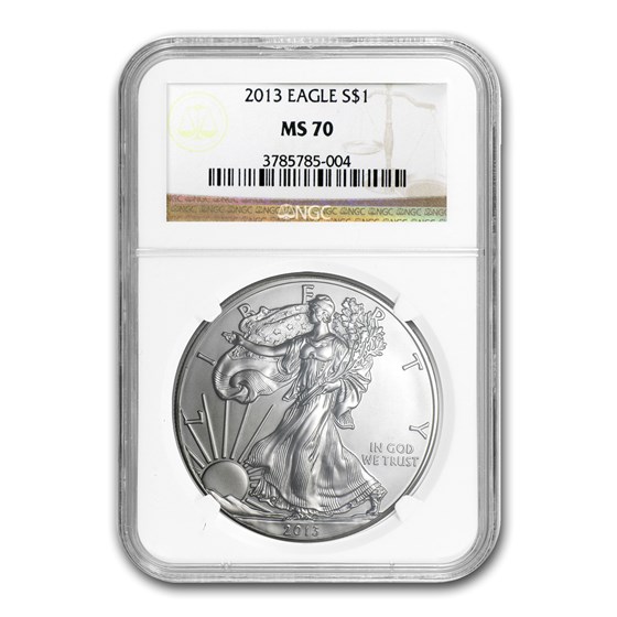 2013 Silver American Eagle MS-70 NGC 2013 Silver American Eagle MS-70 NGC
